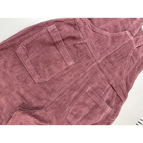 RVCA NWT Womens Corduroy Dungarees Overalls Wine Sz 30 Workwear Outdoor GORPCORE - Picture 10 of 16